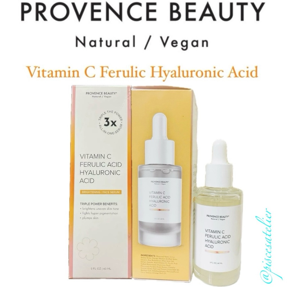 Provence Beauty Vitamin C Ferulic Hyaluronic Acid, 60 mL
